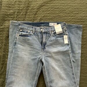 GAP Light Blue Straight Jeans - Size 28